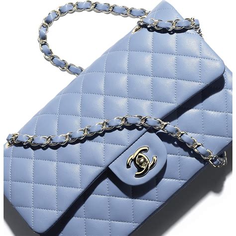 chanel handbags blue color